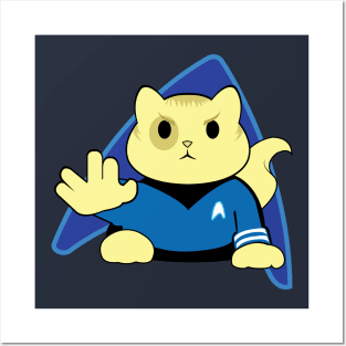 trekkie cat Posters and Art